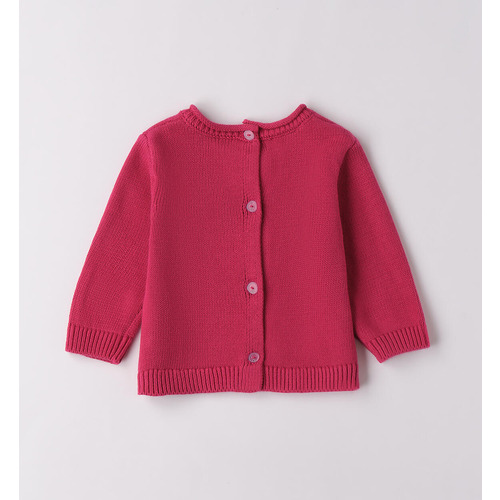 Pull iDO pour bébé fille MAGENTA 