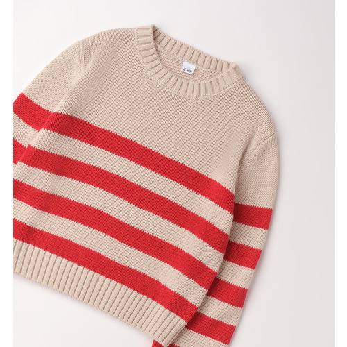 Gestreifter Pullover für Mädchen 