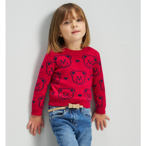 Pullover für Mädchen mit Bären 