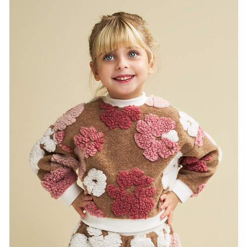 Pull chiné pour fille iDO 