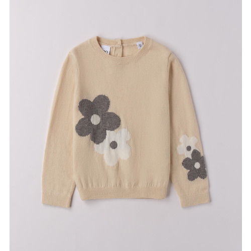 Maglione iDO da bambina ecru 