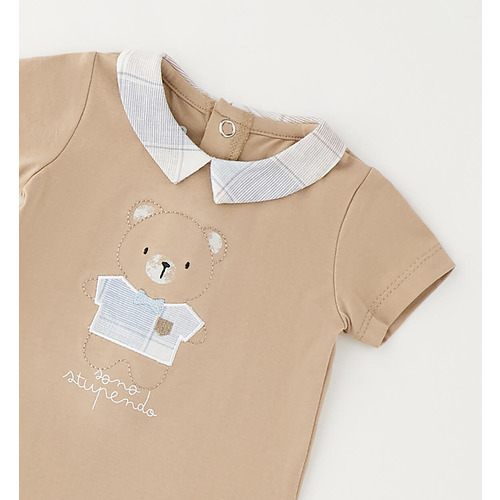 Mono de bebé de verano iDO beige 