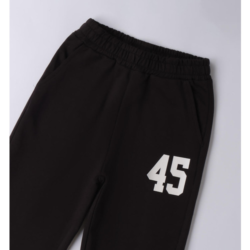 Mädchenhose iDO, Schwarz und Rubinrot 