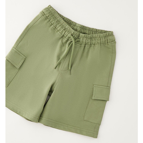 Pantaloni iDO 100% cotone bambino, verde salvia 
