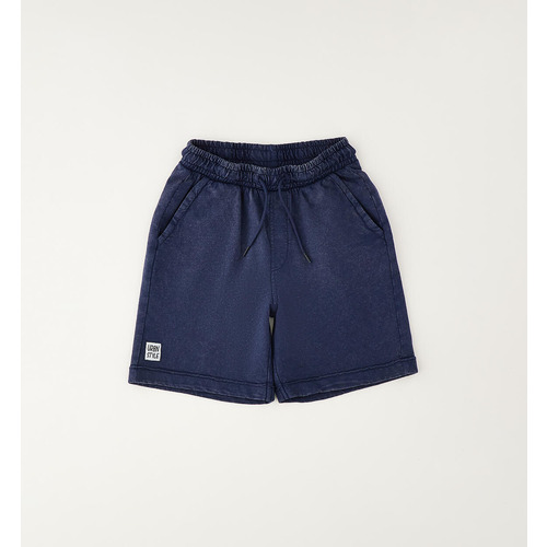 Pantalones iDO para niño en algodón, azul marino 