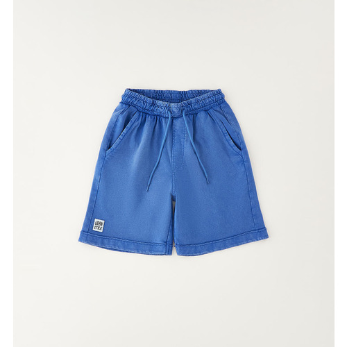 Pantalones iDO para niño en algodón, azul marino 
