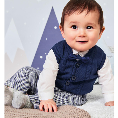 Pantaloni eleganti iDO neonato NAVY 