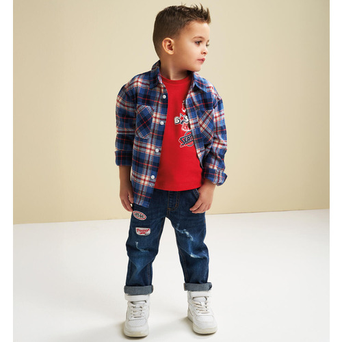 Pantalones vaqueros iDO para niño STONE WASHED 