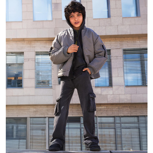 Pantaloni cargo multitasche ragazzo 