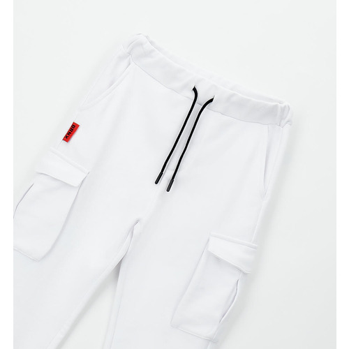 Pantaloni iDO da ragazzo 100% cotone (BIANCO) 