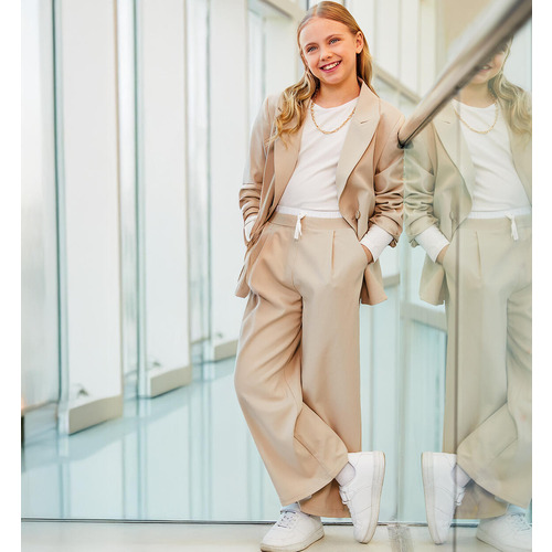 Sporthose iDO für Mädchen, Farbe BEIGE 