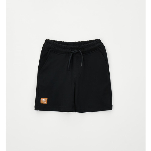 Pantaloni tuta corti iDO per bambino - Blu Navy e Nero 