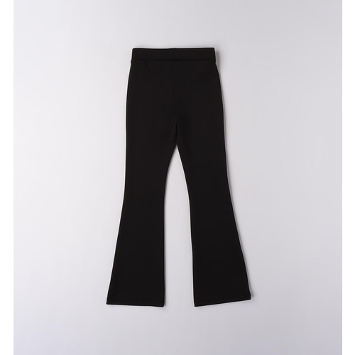 Pantalones de chándal iDO niña, negros con cordón 