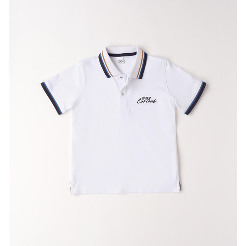 Polo da bambino iDO bianco 
