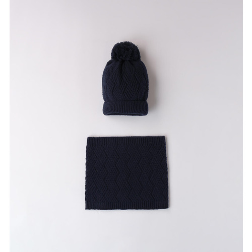 Set sciarpa e cappello neonato 