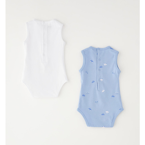 Ensemble de body bébé blanc iDO 