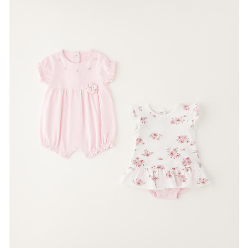 Set body neonato rosa iDO 