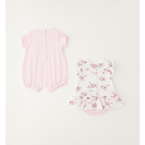 Set body neonato rosa iDO 