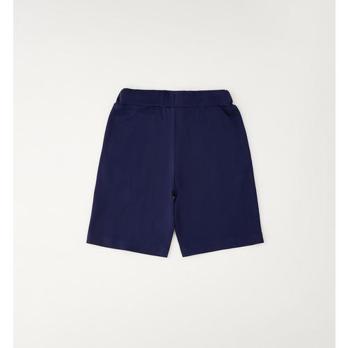Pantalones cortos azul marino de algodón para niño iDO 