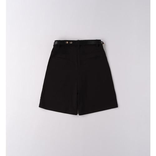 Pantalones cortos para niña con cinturón 