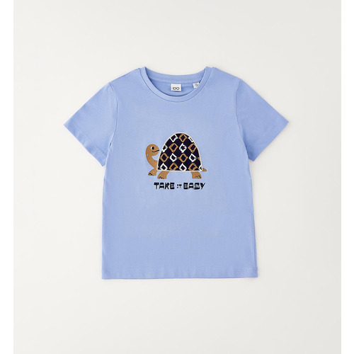 Kinder T-shirt iDO 100% Baumwolle, weiß 