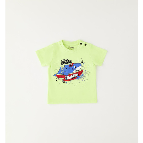 T-shirt bimbo verde fluo 