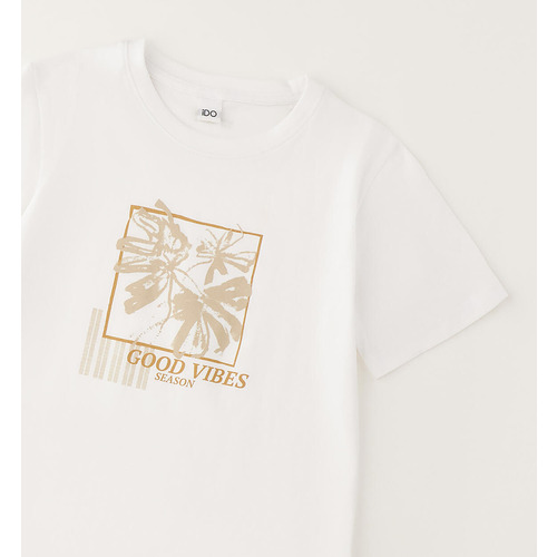 T-shirt da bambino iDO Weiß 