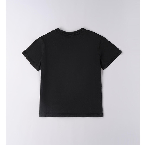 T-shirt iDO da ragazzo, nero a righe 