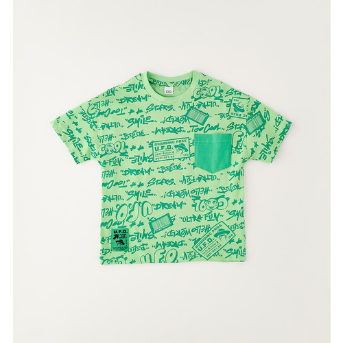 T-Shirt iDO bambino verde 