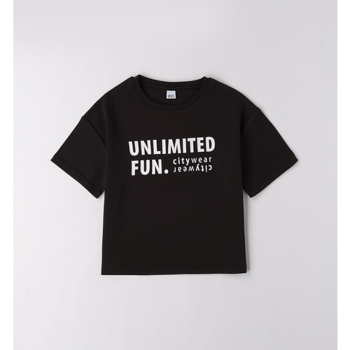 T-shirt iDO ragazza, nero 