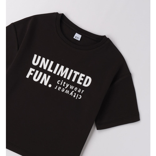 T-shirt iDO ragazza, nero 
