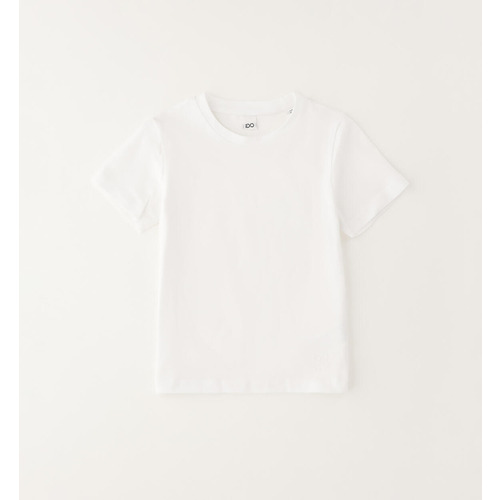 T-Shirt für Kinder iDO, weiß und blau 