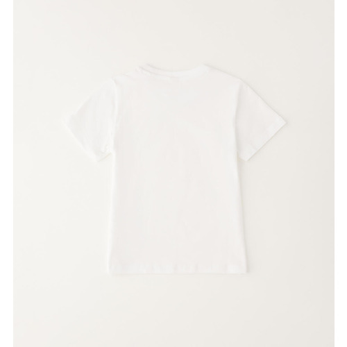 T-Shirt für Kinder iDO, weiß und blau 