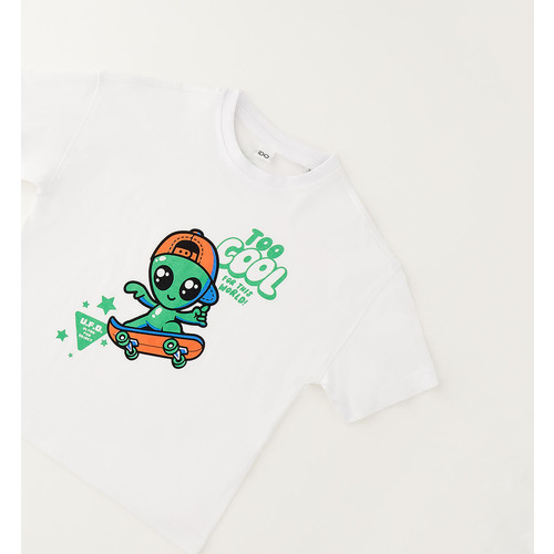 iDO Kinder T-Shirt Weiß-Grün 