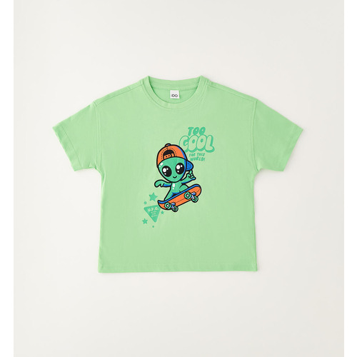 iDO Kinder T-Shirt Weiß-Grün 