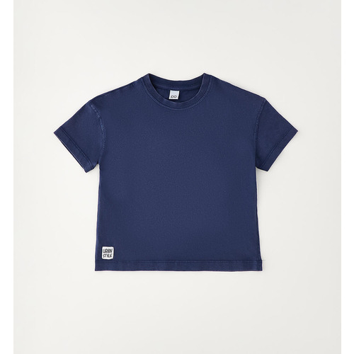 Camiseta iDO para niño, algodón verde salvia 