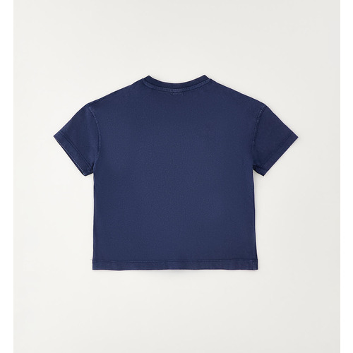 Camiseta iDO para niño, algodón verde salvia 