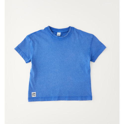 Camiseta iDO para niño, algodón verde salvia 