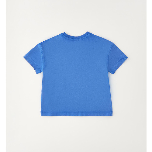Camiseta iDO para niño, algodón verde salvia 