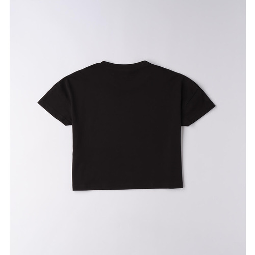 Mädchen-T-Shirt iDO rubinrot mit Aufdruck 