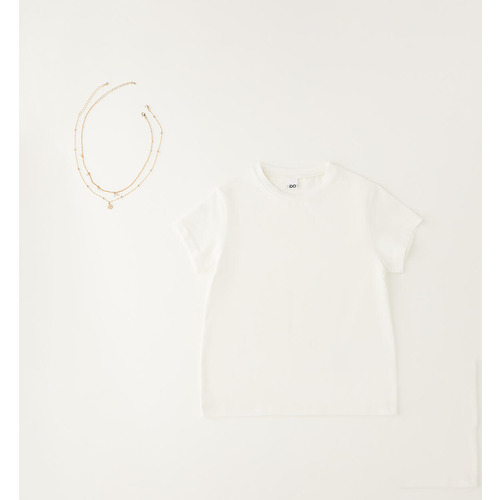 T-shirt Kinder iDO Sahne 