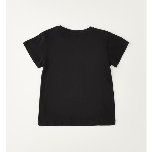 Mädchen T-Shirt iDO Baumwolle schwarz NERO 