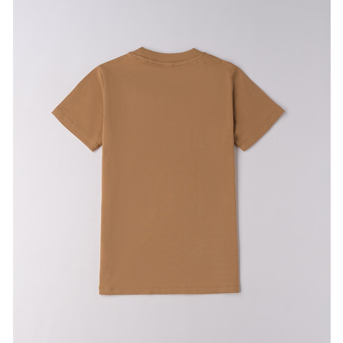 Beige T-Shirt für Jungen iDO, kurzärmelig 