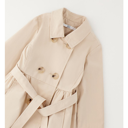 Trench beige para niña iDO 