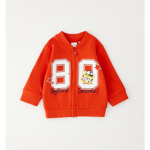 Baby 3-Piece Outfit: Bright Orange 