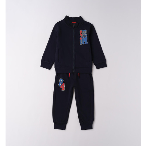 Combinaison pour bébé iDO Navy et Rosso 