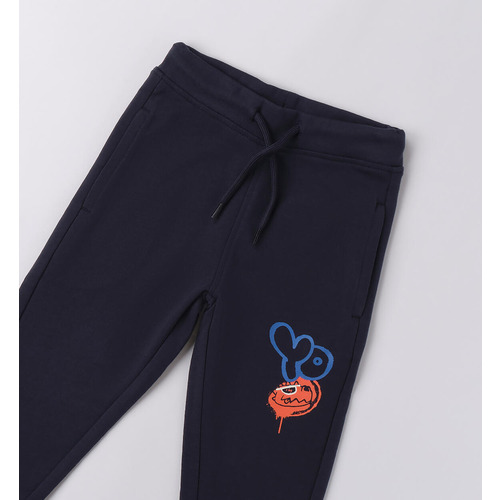 Pantalones cargo iDO para niño: NAVY, TURCHESE, GRIGIO MELANGE 