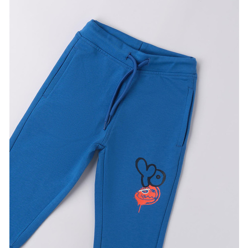 Pantalones cargo iDO para niño: NAVY, TURCHESE, GRIGIO MELANGE 