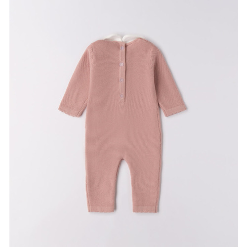 Tutina neonata iDO 100% cotone (Rosa chiaro) 