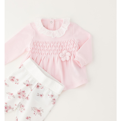 Combinaison iDO iDOMini rose pâle pour bébé fille 